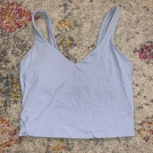 lululemon athletica Light Blue Tank Top